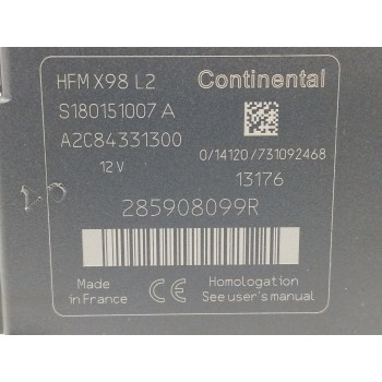 Recambio de modulo electronico para renault captur 1.5 dci diesel fap energy referencia OEM IAM 285908099R A2C84331300 