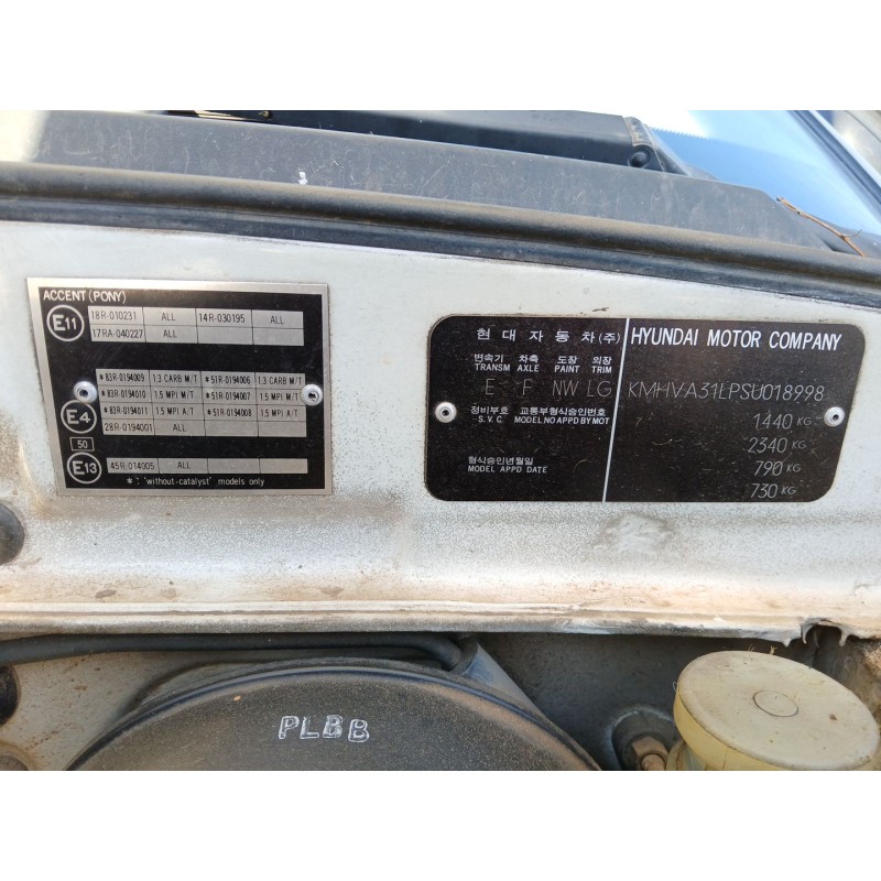 HYUNDAI ACCENT I (X-3) 1995