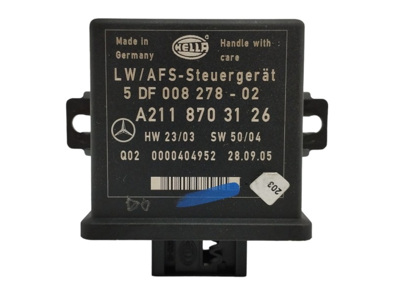 Recambio de modulo electronico para mercedes-benz clase e (w211) berlina 3.5 v6 cat referencia OEM IAM A2118703126 5DF008278 