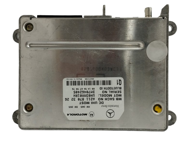 Recambio de modulo electronico para mercedes-benz clase e (w211) berlina 3.5 v6 cat referencia OEM IAM A2118703226  