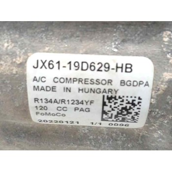 Recambio de compresor aire acondicionado para ford puma (j2k, cf7) 1.0 ecoboost mhev referencia OEM IAM JX6119D629HB  