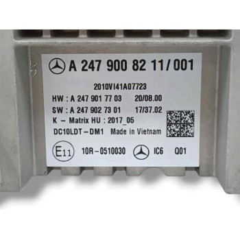 Recambio de pantalla multifuncion para mercedes-benz gla (h247) gla 200 d (247.712) referencia OEM IAM A2479008211 A2479017703 A