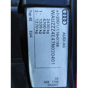 audi a8 (4e2) del año 2007