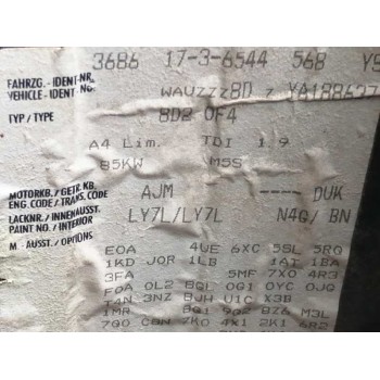 audi a4 berlina (b5) del año 2000