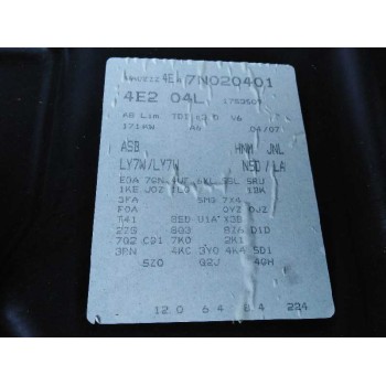 audi a8 (4e2) del año 2007