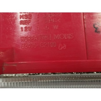 Recambio de piloto trasero derecho paragolpes para hyundai ioniq tecno hybrid referencia OEM IAM 92405G2100 ANTINIEBLA 
