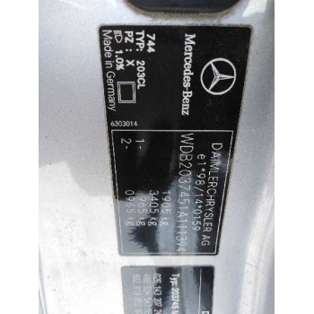 mercedes-benz clase c coupé (cl203) del año 2004