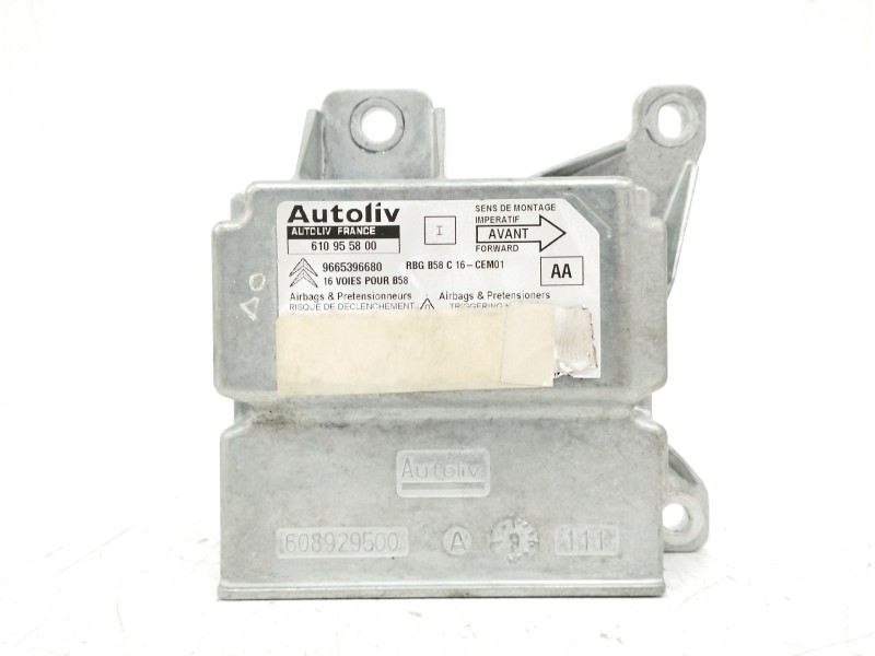 Recambio de centralita airbag para citroën c4 grand picasso 1.6 16v hdi fap referencia OEM IAM 9665396680 610955800 Recambio de centralita airbag para citroën c4 grand picasso 1.6 16v hdi fap referencia OEM IAM 9665396680 610955800