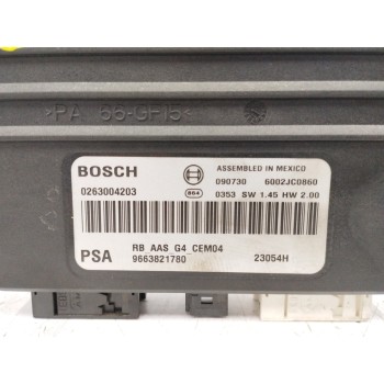 Recambio de modulo electronico para citroën c4 grand picasso 1.6 16v hdi fap referencia OEM IAM 9663821780 0263004203 