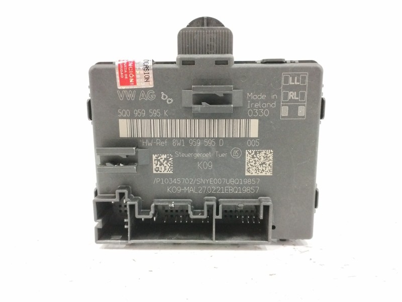 Recambio de modulo electronico para audi q2 (gab) 2.0 16v tdi referencia OEM IAM 5Q0959595K CONTROL DE PUERTA 8W1959595D Recambio de modulo electronico para audi q2 (gab) 2.0 16v tdi referencia OEM IAM 5Q0959595K CONTROL DE PUERTA 8W1959595D
