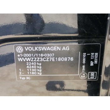 volkswagen passat variant (3c5) del año 2007