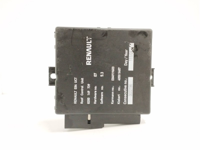 Recambio de modulo electronico para renault megane ii coupe/cabrio luxe privilege referencia OEM IAM 8200149739  
