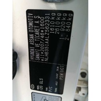 hyundai i20 ii (gb, ib) del año 2019