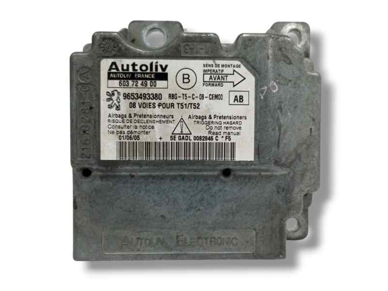 Recambio de centralita airbag para peugeot 307 break / sw (s1) 1.6 16v hdi referencia OEM IAM 9653493380 603724900 
