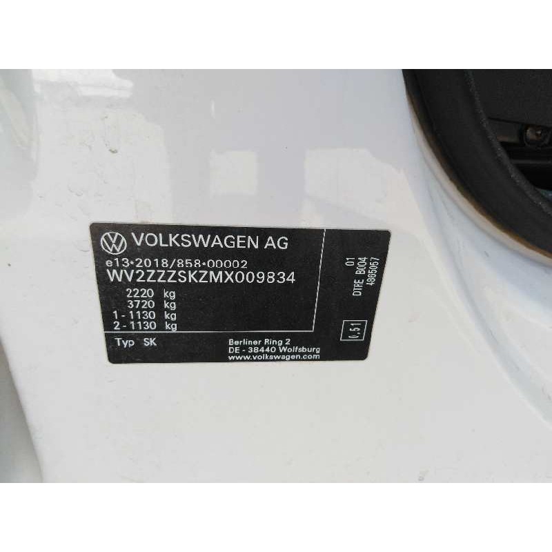 VOLKSWAGEN CADDY V Furgoneta/monovolumen (SBA, SBH) 2021