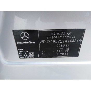 mercedes-benz clase cls (w219) del año 2008