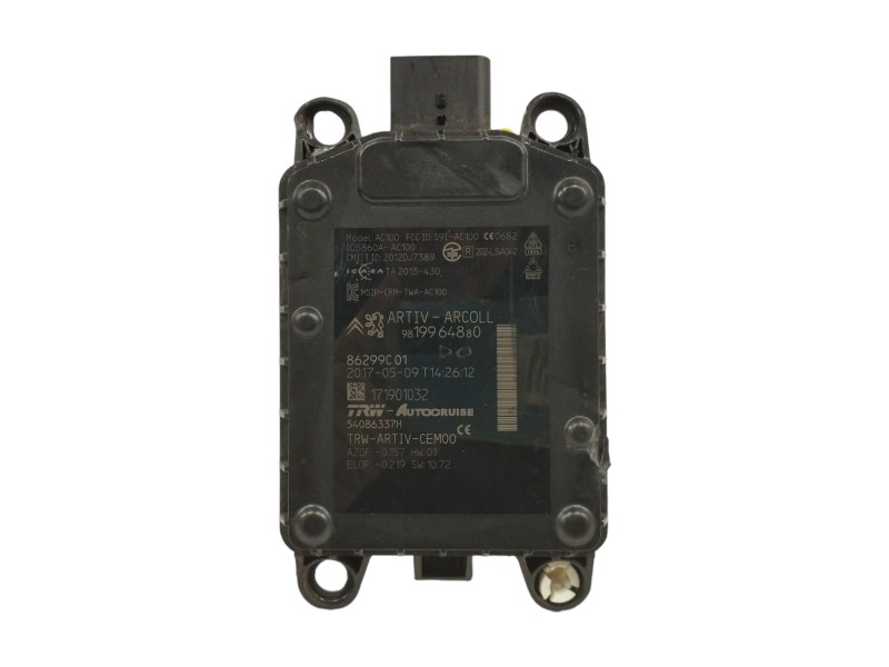 Recambio de modulo electronico para peugeot 308 sw 1.2 12v e-thp referencia OEM IAM 9819964880 54086337H Recambio de modulo electronico para peugeot 308 sw 1.2 12v e-thp referencia OEM IAM 9819964880 54086337H
