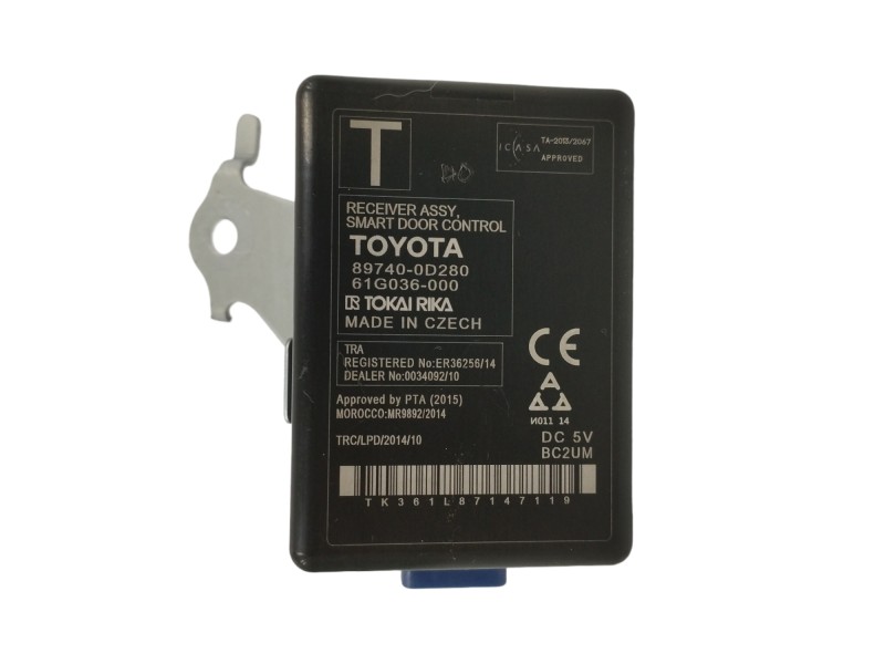 Recambio de modulo electronico para toyota yaris 1.5 16v cat (híbrido) referencia OEM IAM 897400D280  