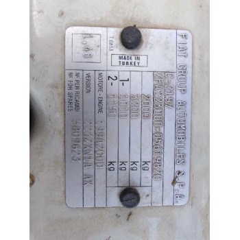 fiat doblo (119) del año 2009