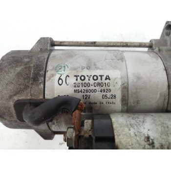 Recambio de motor arranque para toyota auris 2.0 d-4d cat referencia OEM IAM 281000R010 MS4280004920 