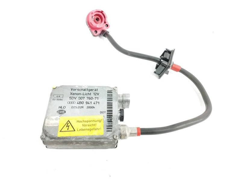 Recambio de centralita faros xenon para audi allroad quattro (4b5) 2.5 v6 24v tdi referencia OEM IAM 4B0941471 5DV00776071 Recambio de centralita faros xenon para audi allroad quattro (4b5) 2.5 v6 24v tdi referencia OEM IAM 4B0941471 5DV00776071
