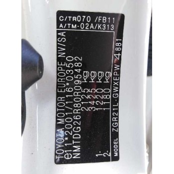 toyota verso del año 2016