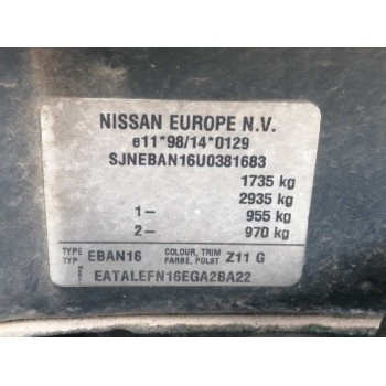 nissan almera (n16/e) del año 2003