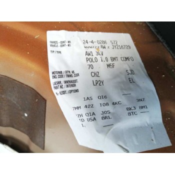 volkswagen polo del año 2018