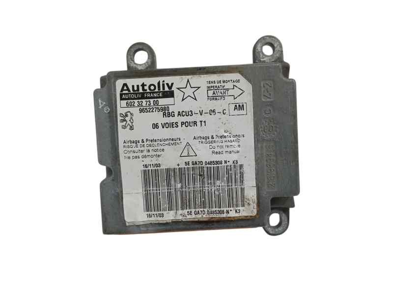 Recambio de centralita airbag para peugeot 206 berlina 1.4 hdi referencia OEM IAM 9652275980 602327300 