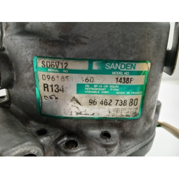 Recambio de compresor aire acondicionado para peugeot 206 berlina 1.4 hdi referencia OEM IAM 96462273880  