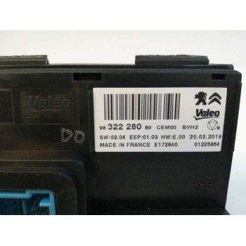 Recambio de modulo electronico para citroën jumpy fugón 2.0 blue-hdi fap referencia OEM IAM 9832228080  