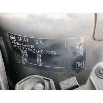 seat toledo (1m2) del año 2003