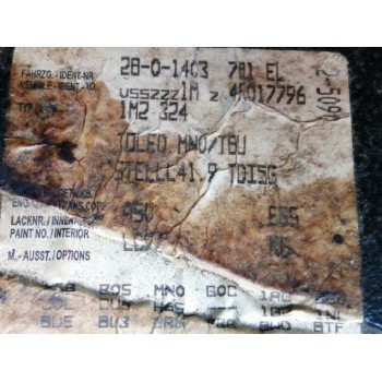 seat toledo (1m2) del año 2003