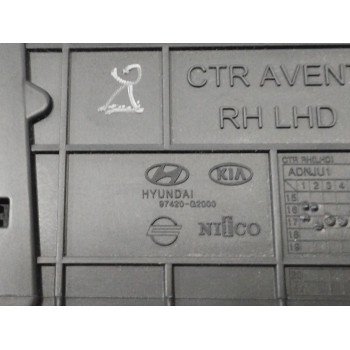 Recambio de rejilla aireadora para hyundai ioniq tecno hybrid referencia OEM IAM 97420G2000 CENTRAL DERECHA 