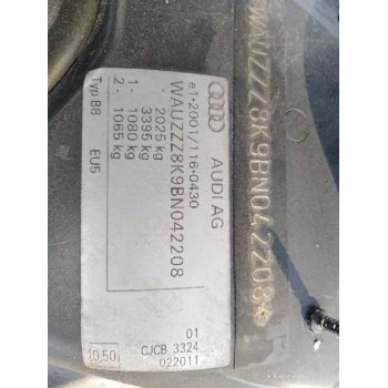 audi a4 ber. (b8) del año 2011