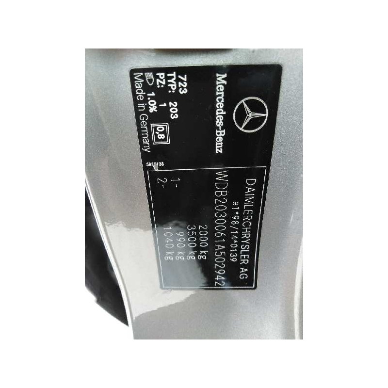 MERCEDES-BENZ CLASE C (W203) 2003