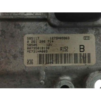 Recambio de centralita motor uce para alfa romeo 147 (190) 1.6 16v cat referencia OEM IAM 00735018130 0261206714 