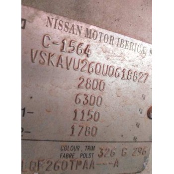 nissan patrol (k/w260) del año 2001