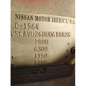 nissan patrol (k/w260) del año 2001