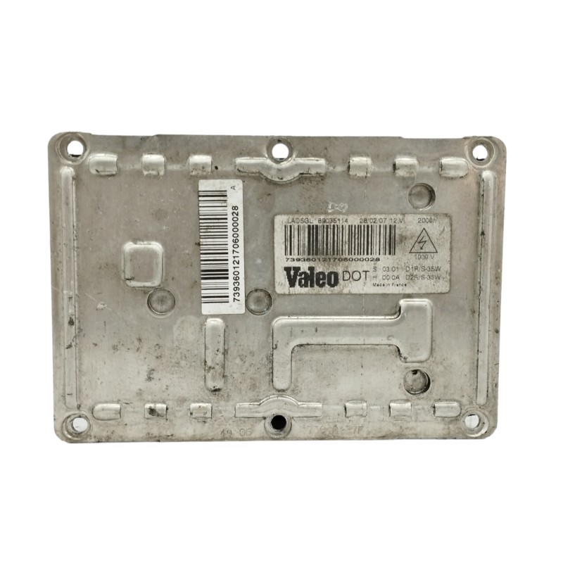 Recambio de centralita faros xenon para peugeot 607 (9d, 9u) 3.0 v6 24v referencia OEM IAM 89035114  