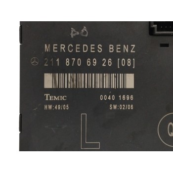 Recambio de modulo electronico para mercedes-benz clase e (w211) berlina 2.2 cdi cat referencia OEM IAM 2118706926  