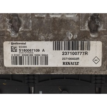 Recambio de centralita motor uce para renault megane iii berlina 5 p dynamique referencia OEM IAM 237100777R S180067109A 