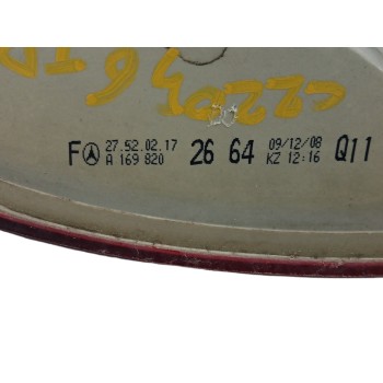 Recambio de piloto trasero derecho para mercedes-benz clase b (w245) 200 cdi (245.208) referencia OEM IAM A1698202664  