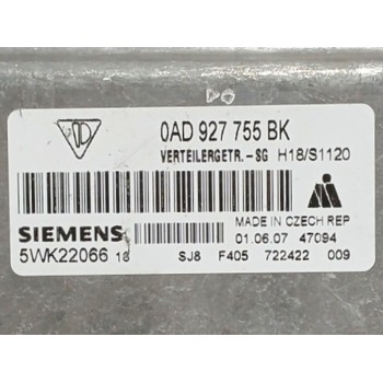Recambio de modulo electronico para porsche cayenne (typ 9pa1) s referencia OEM IAM 0AD927755BK CONTRL TRANSFER 5WK22066