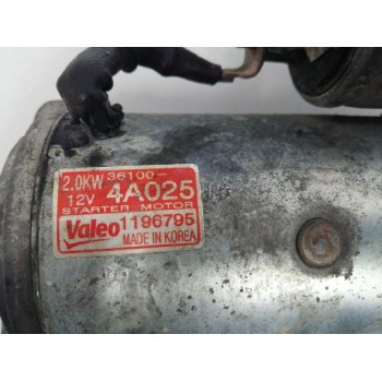 Recambio de motor arranque para hyundai h1 travel comfort referencia OEM IAM   