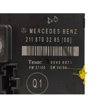 Recambio de modulo electronico para mercedes-benz clase e (w211) berlina 2.2 cdi cat referencia OEM IAM 2118703285  