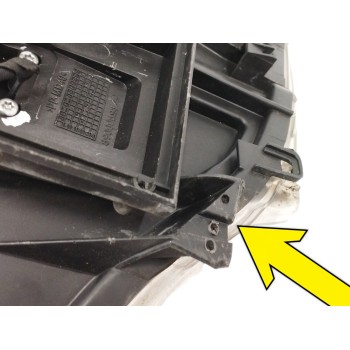 Recambio de faro izquierdo para peugeot 607 (9d, 9u) 3.0 v6 24v referencia OEM IAM 9641959080 SOPORTE ROTO PARA PULIR XENON SIN 
