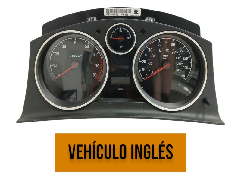 Recambio de cuadro instrumentos para opel zafira b 1.8 16v referencia OEM IAM 13251608 VEHICULO INGLES 
