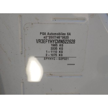 Recambio de carroceria corte para peugeot partner k9 1.5 blue hdi 100 referencia OEM IAM   