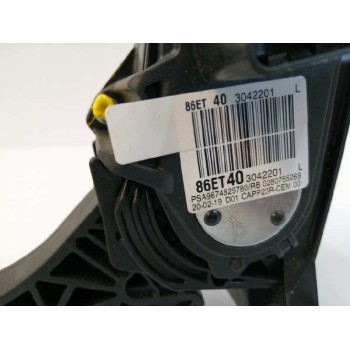 Recambio de potenciometro pedal para citroën jumpy fugón 2.0 blue-hdi fap referencia OEM IAM 9674829780 86ET40 